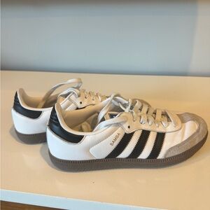Adidas Samba OG Sneakers White Black Stripe Women’s 6.5